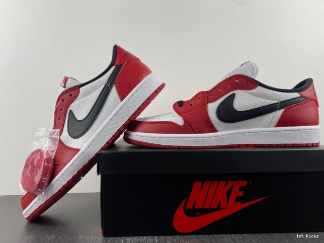 1st Kicks Shoes Retro Air 1 705329-600 Jordan Chicago Low 0816